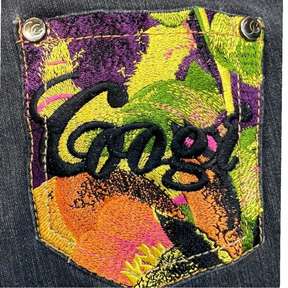 Coogi Jeans Womens Embroidered Pocket Size 9/ 10 - Picture 5 of 16